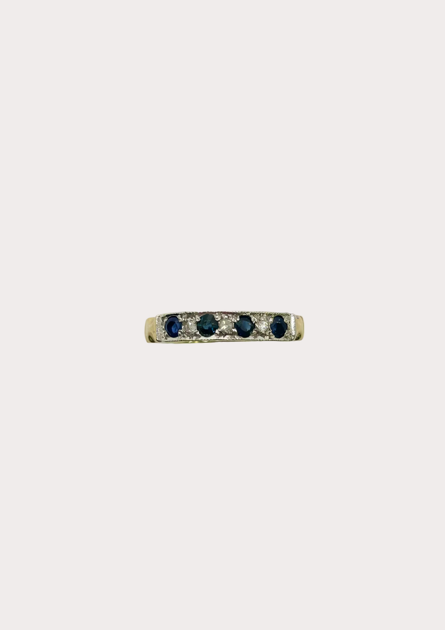 9ct Sapphire and Diamond Ring