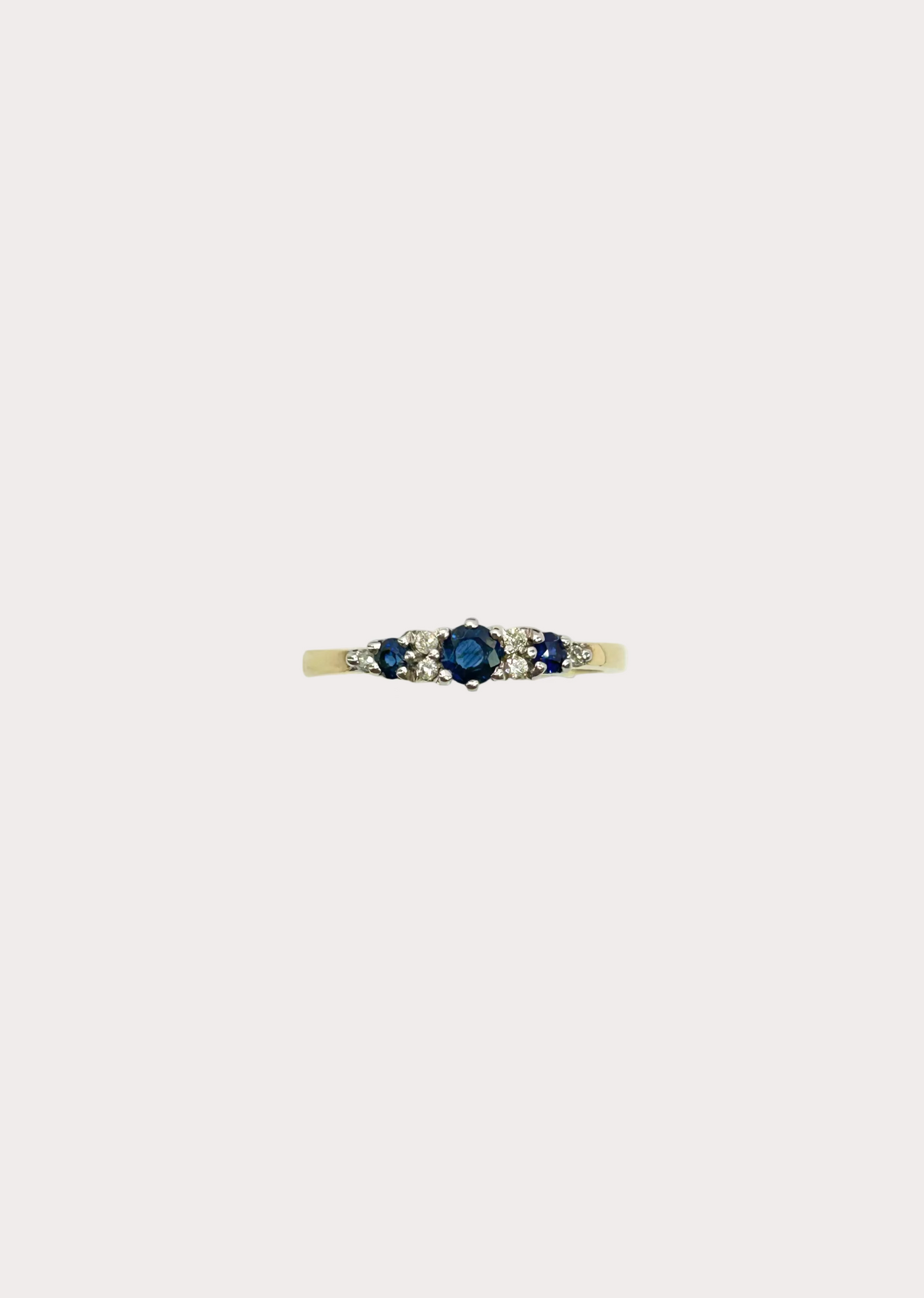 9ct Sapphire and Diamond Ring