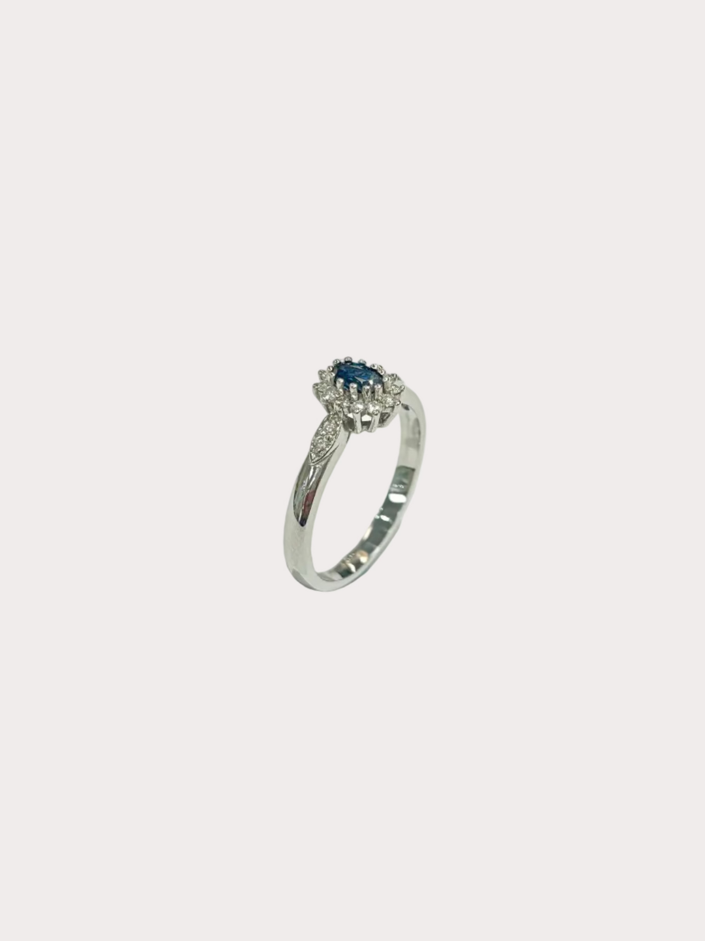 9ct Sapphire and Diamond Ring