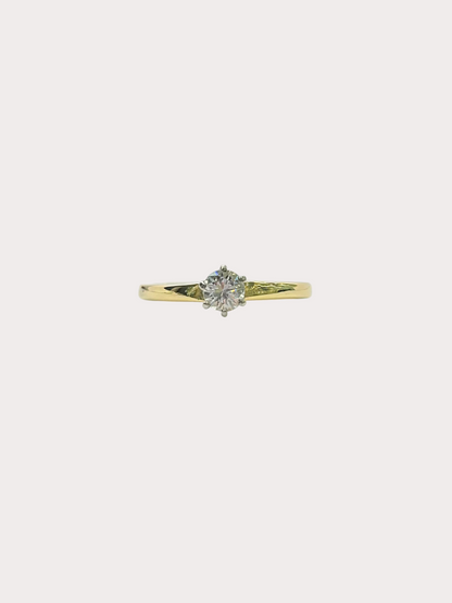 Pre-Owned 18ct Diamond 0.33ct Solitaire Ring