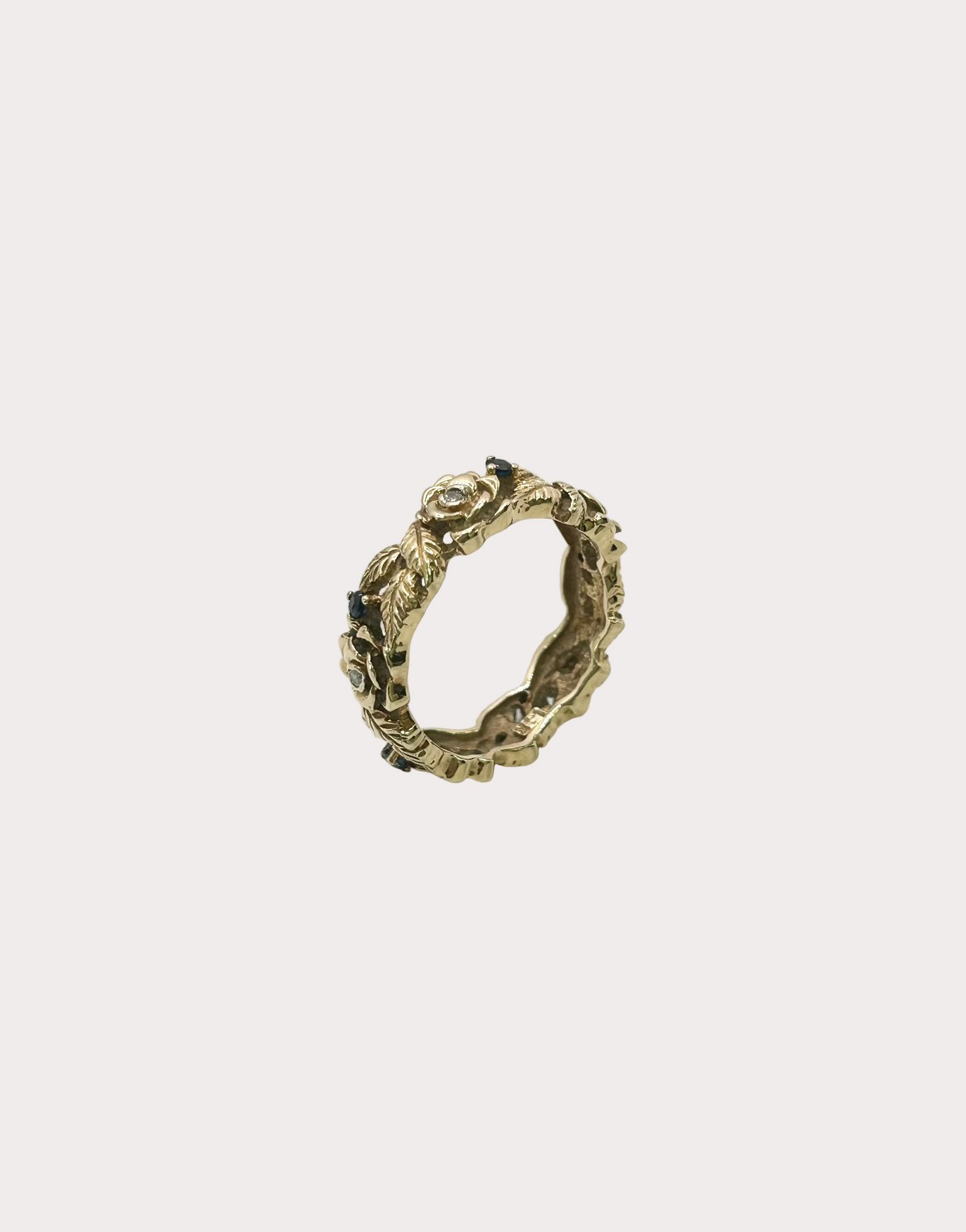 Pre-Owned 14ct Yellow Gold Flower Ring