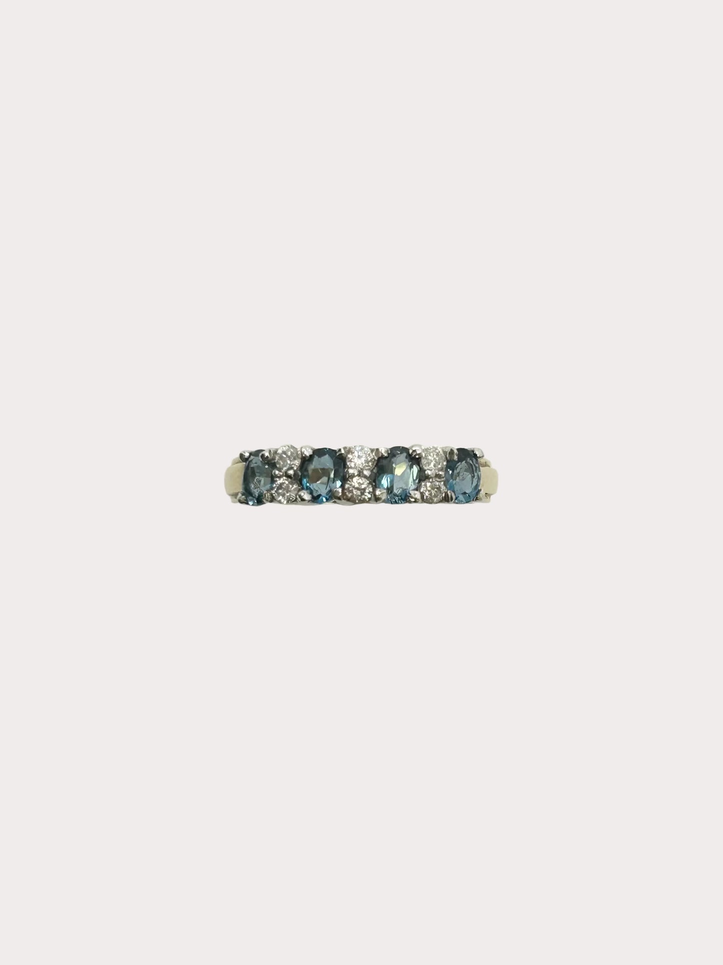 9ct Blue Topaz And Diamond 01