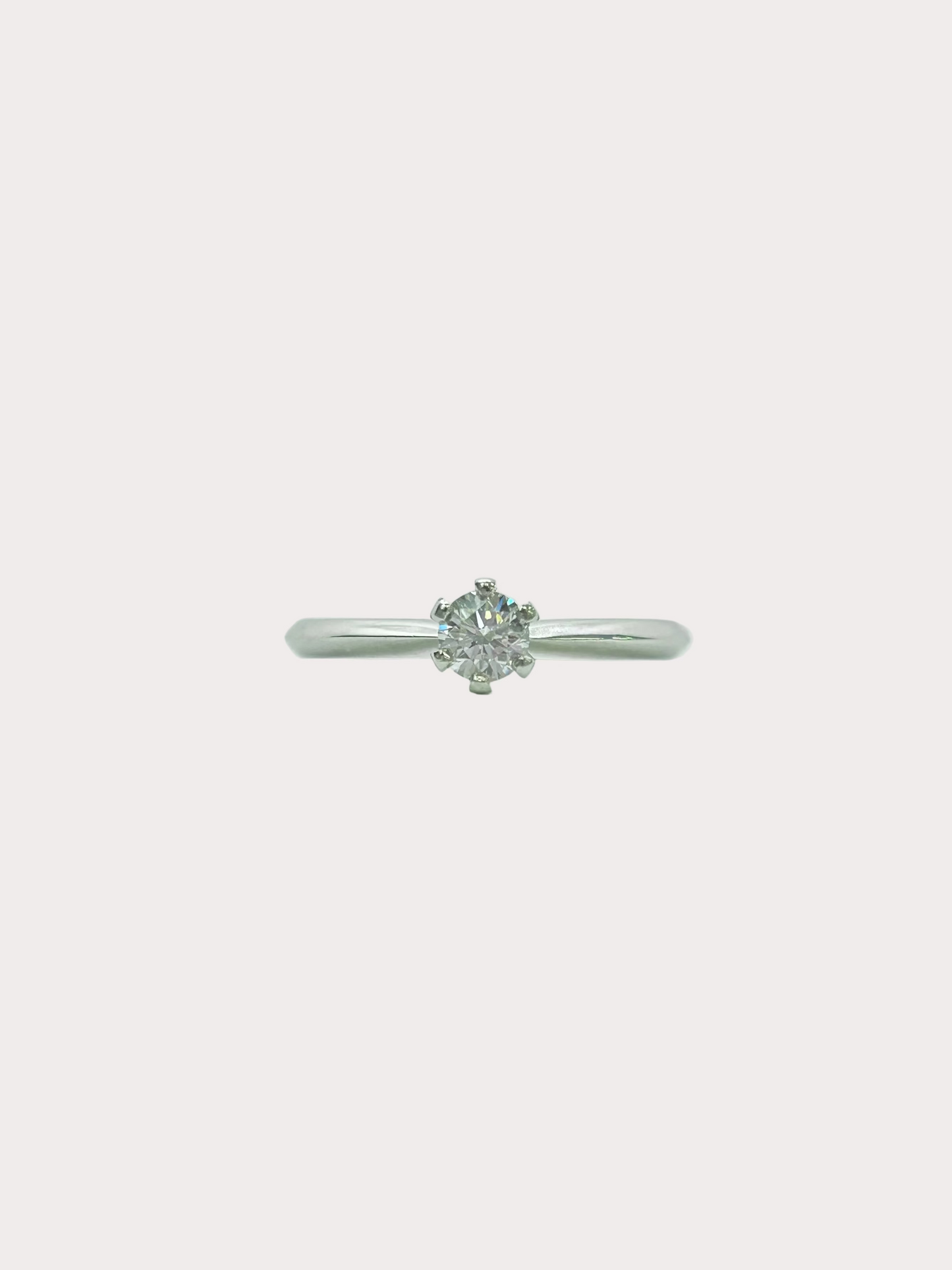 Platinum Diamond Solitaire GIA 0.30 F VS1