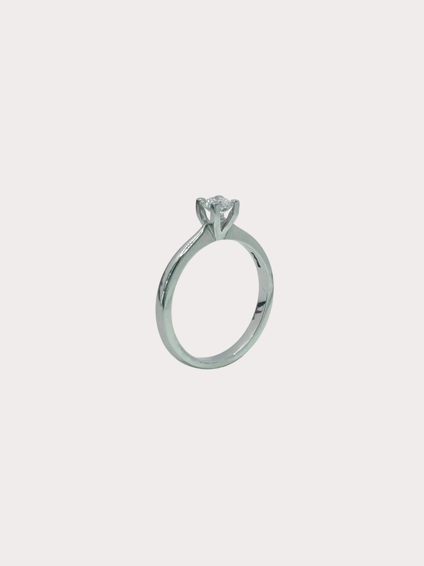 Platinum Diamond Solitaire GIA 0.33 F VS1
