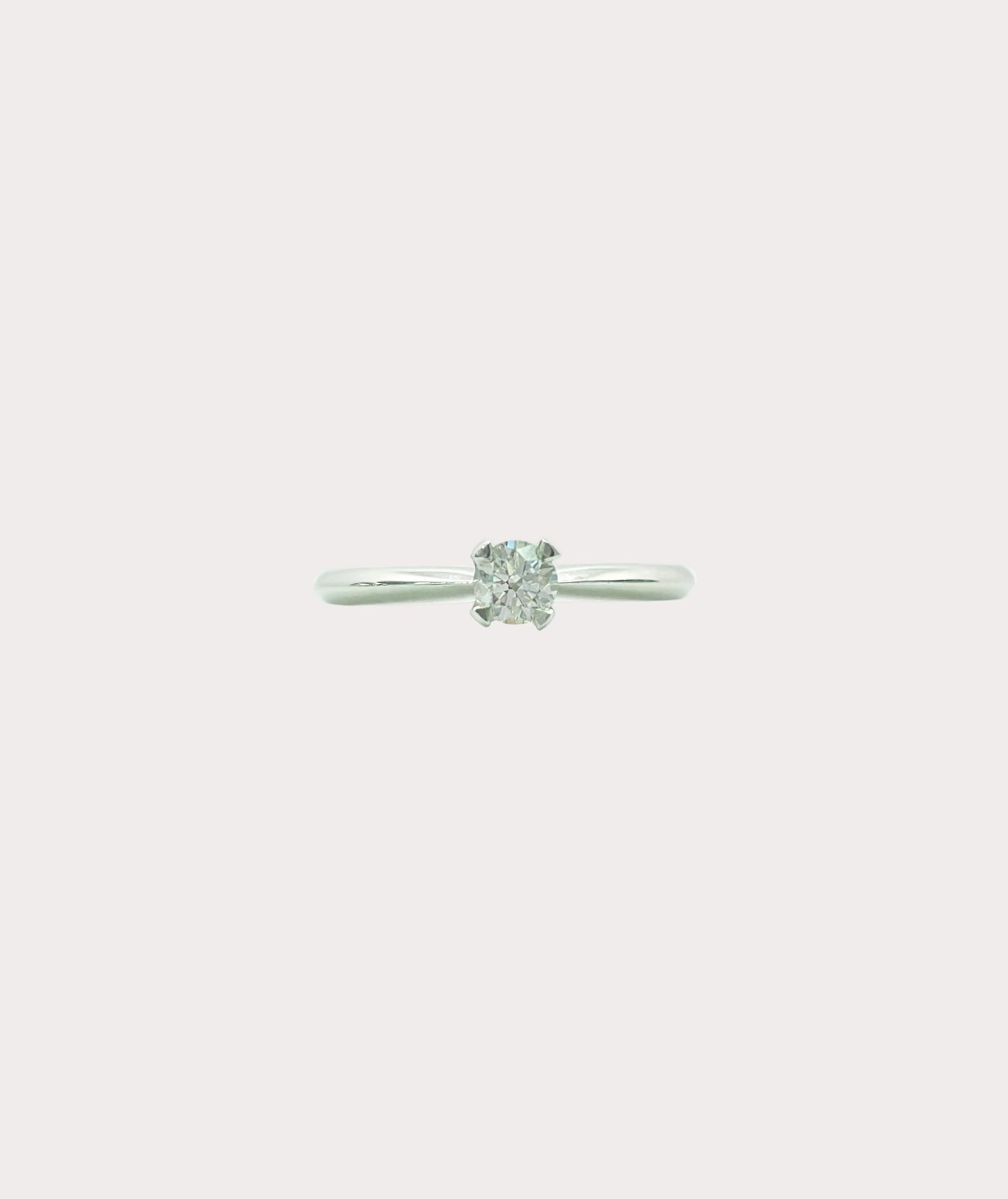 Platinum Diamond Solitaire GIA 0.27 F VS1