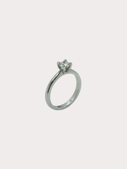 Platinum Diamond Solitaire GIA 0.50 G VS2