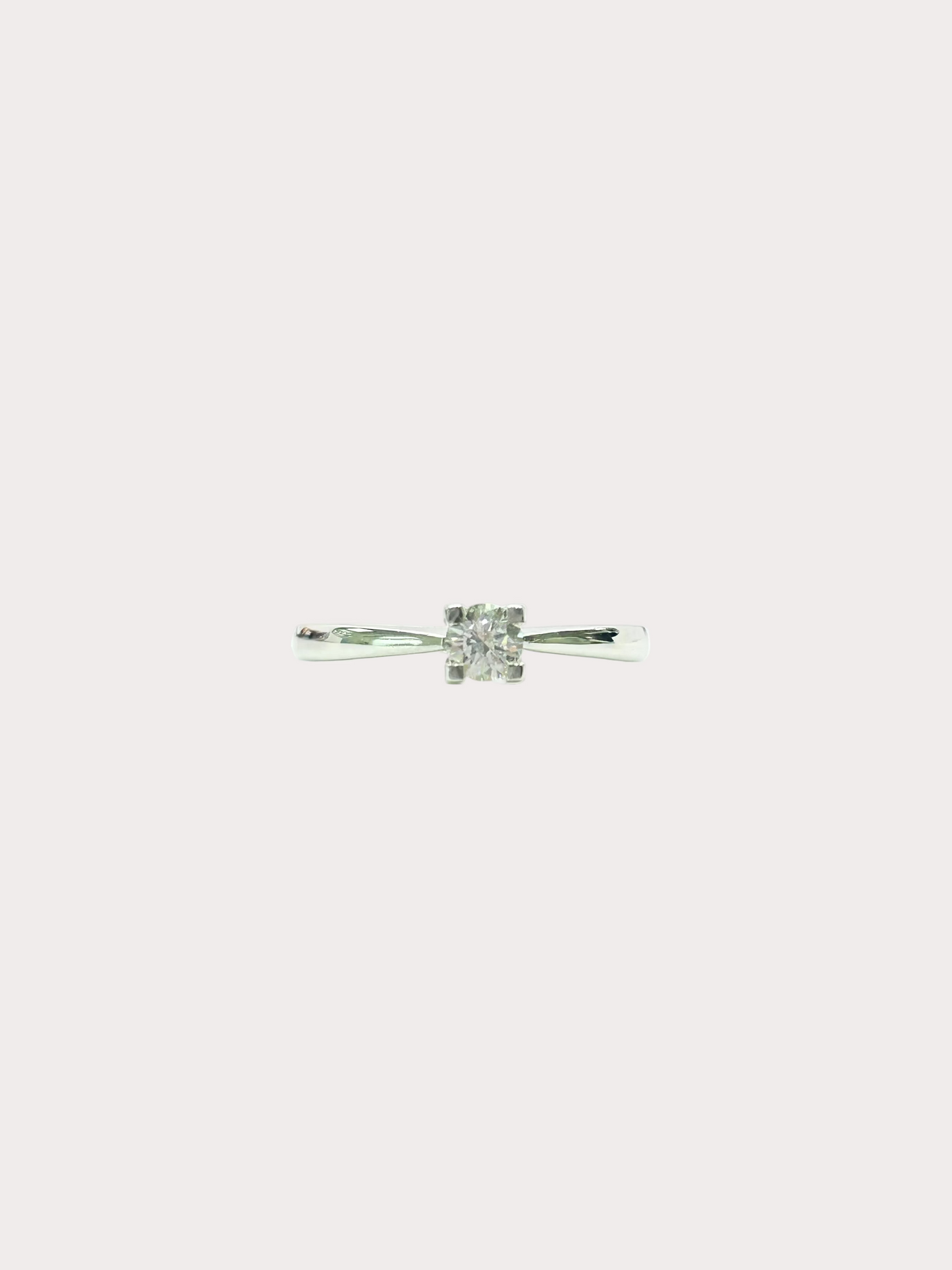 Platinum Diamond Solitaire GIA 0.25 F VS1