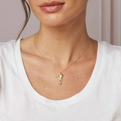 Laura Ashley Llanelli Kingfisher Necklace