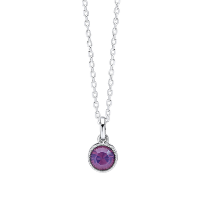 Laura Ashley Stippled Purple Pendant