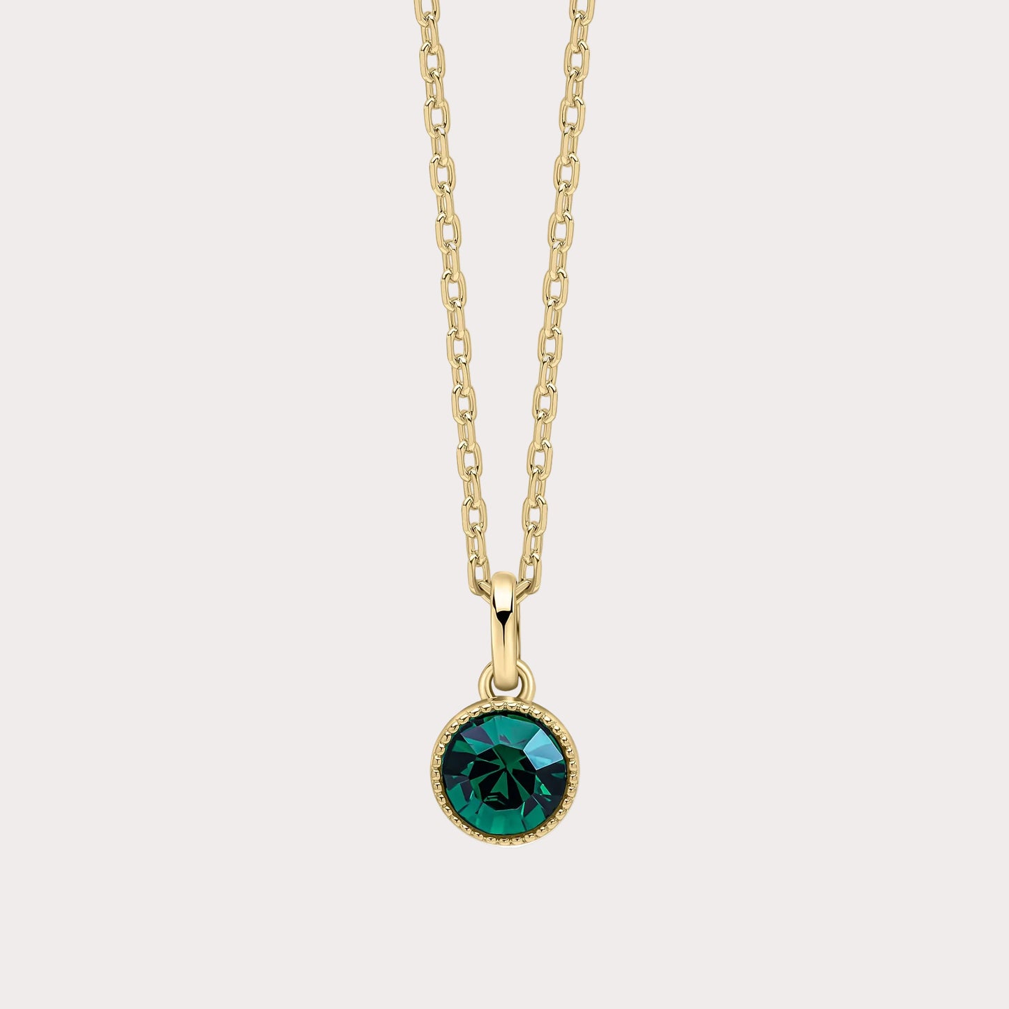 Laura Ashley Stippled Green Pendant