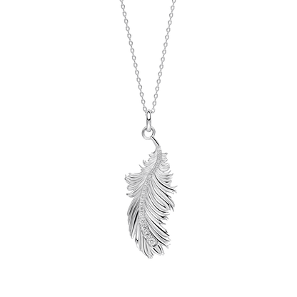 Laura Ashley Plume Feather Necklace