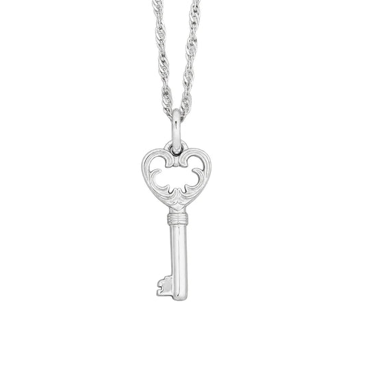 Laura Ashley Sterling Silver Emberley Love & Destiny Necklace