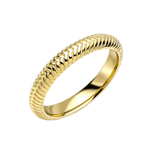 Laura Ashley Picnic Basket Weave Ring