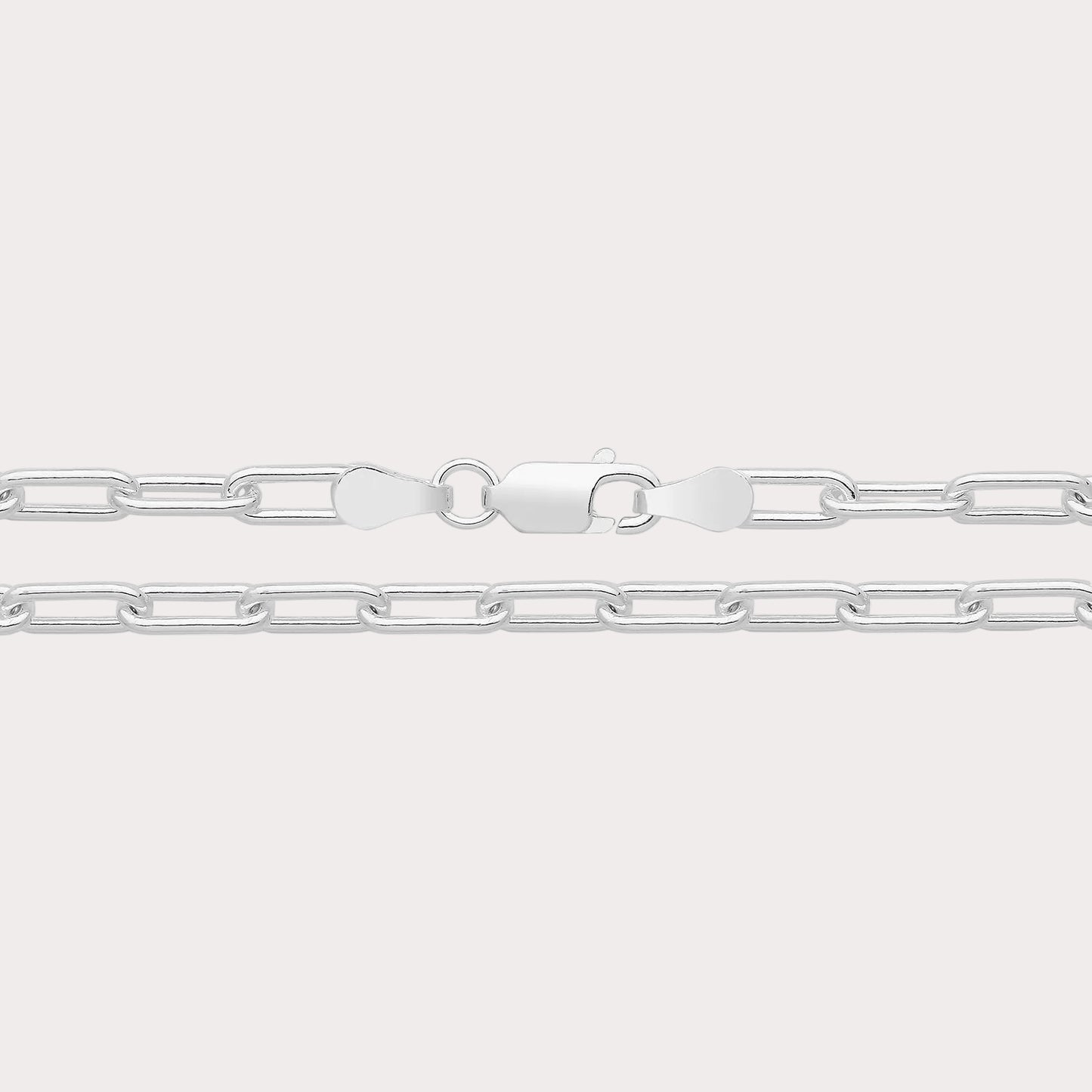 Sterling Silver 18" Paper Clip Chain