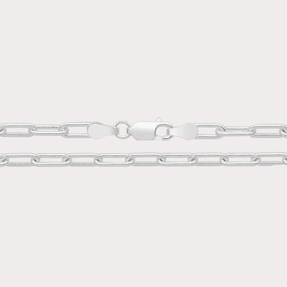 Sterling Silver 18" Paper Clip Chain