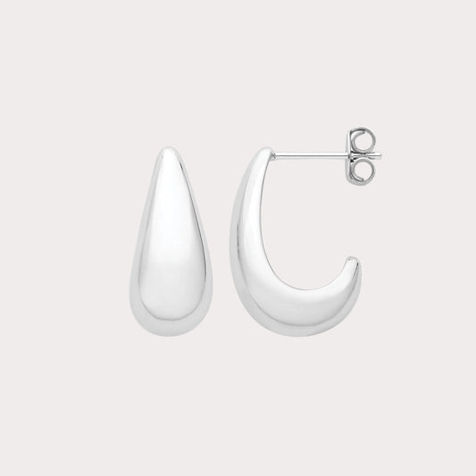 Sterling Silver Dome Stud Earrings