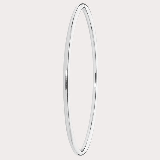 Sterling Silver Plain Bangle