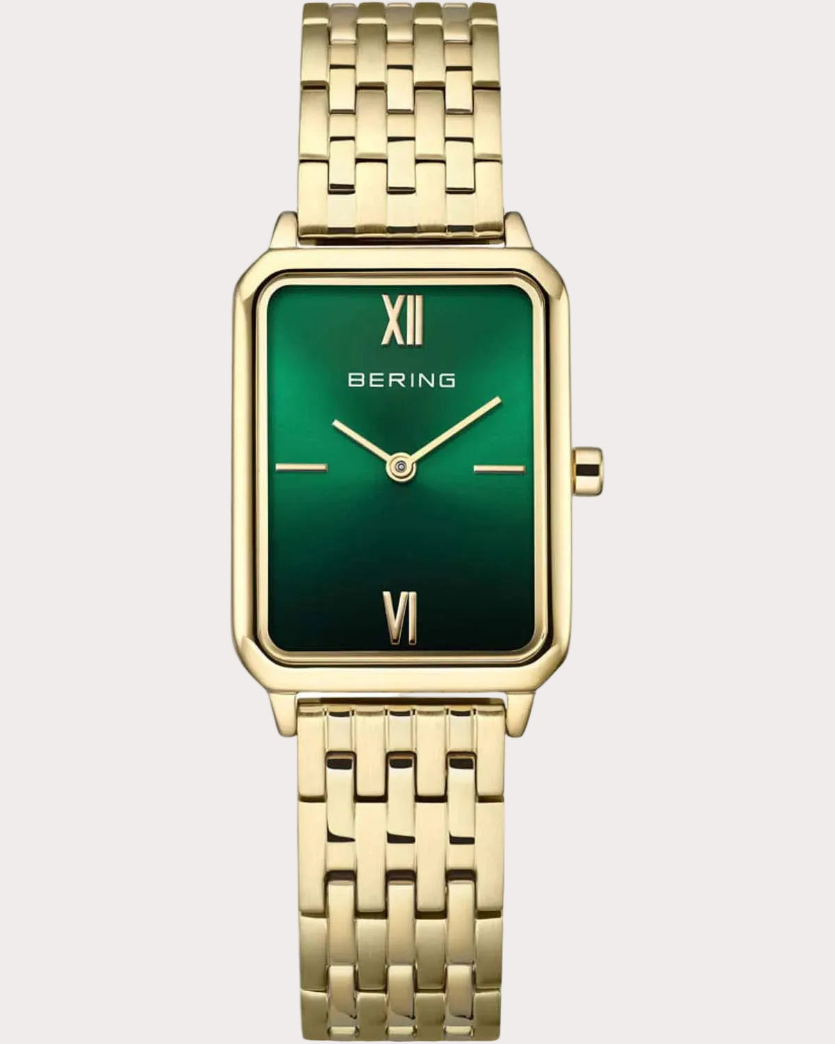 BERING Ladies Green and Gold Watch
