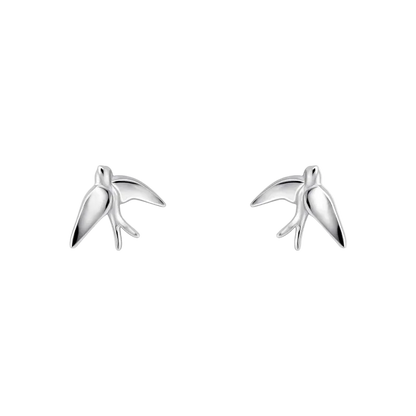 Laura Ashley Mini Swallow Station Stud Earrings