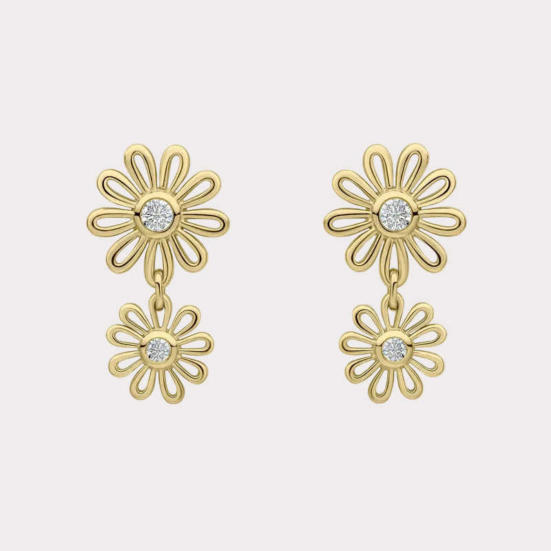 Laura Ashley Thorncliff Daisy Drop Earrings