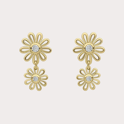 Laura Ashley Thorncliff Daisy Drop Earrings