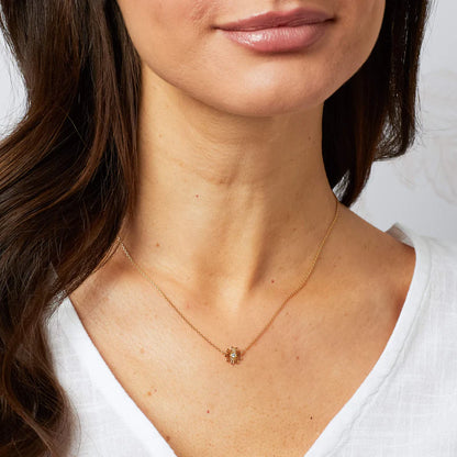 Laura Ashley Thorncliff Gold Daisy Necklace