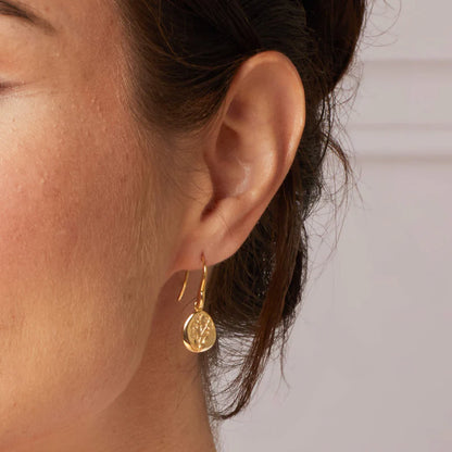 Laura Ashley Farlington Flowers Hook Earrings